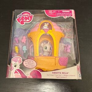 My Little Pony Sweetie Belle Ice Cream Wagon - Pink and Yellow